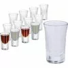 Relaxdays Schnapsgläser 10023423 4cl, Glas, 12 Stück