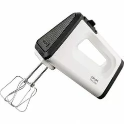 Krups GN5021, 3 Mix 5500, Handmixer 500 Watt, Weiß / Schwarz, Handrührer