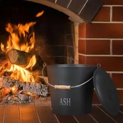 Relaxdays Ascheeimer Set Mit Extra Holzeimer, Feuerfest, Schwarz, Je 12 Liter, 2 Stück -Tischlampen Verkäufe 4e92b7f18ae869a2077e295ab3a861c5761fa2ce ascheeimer relaxdays set mit extra holzeimer