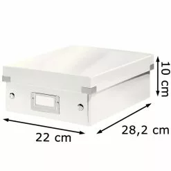 Leitz Aufbewahrungsbox 6057-00-01 Click&Store 4,5L, Mit Deckel, Pappe, Weiß, A5, 22 X 28 X 10cm -Tischlampen Verkäufe 4ea3f5bca45d1b292b40ee55f90e83277c1d9e7f aufbewahrungsbox leitz 6057 00 01 clickundstore 4 5l