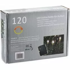 Star-Max Lichterkette 120er LED, Innen + Außen, Mit Timerfunktion, Batteriebetrieb, 12,4 M -Tischlampen Verkäufe 4eaa65eccfb443d088ac970cf2af7e3e2239ba53 lichterkette star max 120er led innen plus aussen