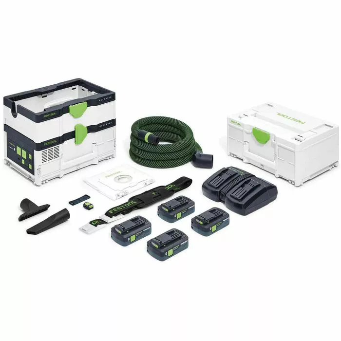 Festool Handstaubsauger Absaugmobil Cleantec, CTL SYS HPC 4,0 I-Plus, Staubklasse M, 4x18V / 4Ah 1 Festool Handstaubsauger Absaugmobil Cleantec, CTL SYS HPC 4,0 I-Plus, Staubklasse M, 4x18V / 4Ah