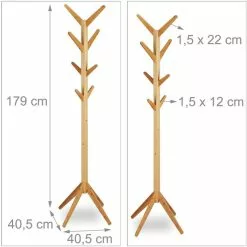 Relaxdays Garderobenständer 10022762, Mit 8 Haken, Bambus, Natur 15 Relaxdays Garderobenständer 10022762, Mit 8 Haken, Bambus, Natur -Tischlampen Verkäufe 57c0735b9d7f9d519c77a3d5fa3313bc9f132f58 garderobenstaender relaxdays 10022762