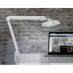Maul Schreibtischlampe Maulintro LED, Dimmbar, Weiß, Mit Tischklemme -Tischlampen Verkäufe 5c903276a53ed410e81d6cd1579f6e6b0532e480 schreibtischlampe maul maulintro led