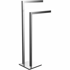 Emco Handtuchhalter Loft, Freistehend, Handtuchständer Mit 2 Stangen, Chrom