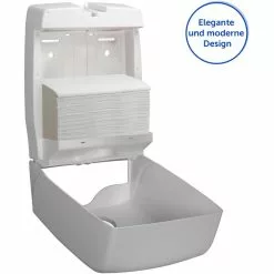 Kimberly Clark Kimberly-Clark Handtuchspender Aquarius, 6954, Kunststoff, Für 400 Falthandtücher Mit C-Falz Weiß -Tischlampen Verkäufe 608c6a3edc16b2221dae1958c022b31d75892e06 handtuchspender kimberly clark aquarius 6954
