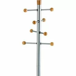 Alco Garderobenständer 2807, Mit 8 Haken, Metall, Silber -Tischlampen Verkäufe 6264df51e184ca4ae00f3d82749e6ad9a16d48ec garderobenstaender alco 2807