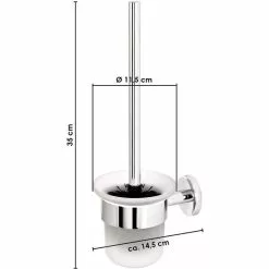 Bremermann WC-Bürste WC-Garnitur Lucente, Weiß, Bürstenhalter Aus Glas, Zur Wandmontage 9 Bremermann WC-Bürste WC-Garnitur Lucente, Weiß, Bürstenhalter Aus Glas, Zur Wandmontage -Tischlampen Verkäufe 658717e064007ccab6f78ebc52ee1051af4a19e2 wc buerste bremermann wc garnitur lucente weiss
