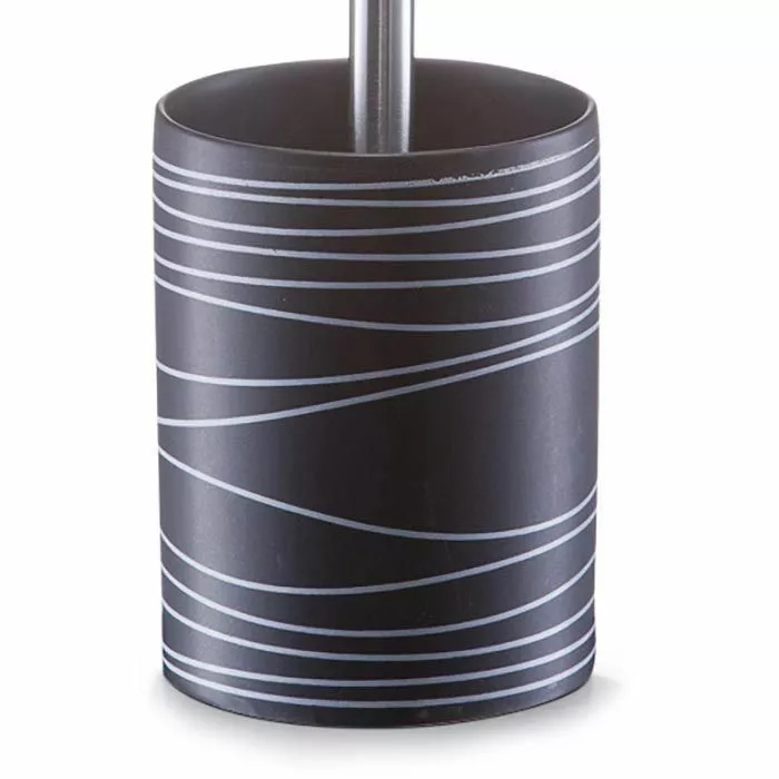Zeller WC-Bürste Schwarz, Bürstenhalter Aus Keramik 3 Zeller WC-Bürste Schwarz, Bürstenhalter Aus Keramik – Bild 3