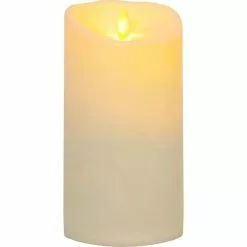 Böttcher-AG LED-Kerze Twinkle Outdoor Creme, 17,5 X 9 Cm (HxØ), Mit Timer, Mit Pendeldocht