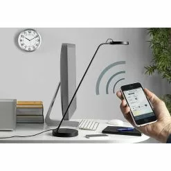 Unilux Schreibtischlampe Eyelight LED, Dimmbar, App-fähig , Mit Standfuß -Tischlampen Verkäufe 70b176dfd31cf5160a01c6b20d9d14e52a164308 schreibtischlampe unilux eyelight led