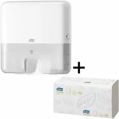 Tork Handtuchspender Xpress Starter Pack 952100 H2, Elevation Mini, Kunststoff, Inkl. 100 Tücher