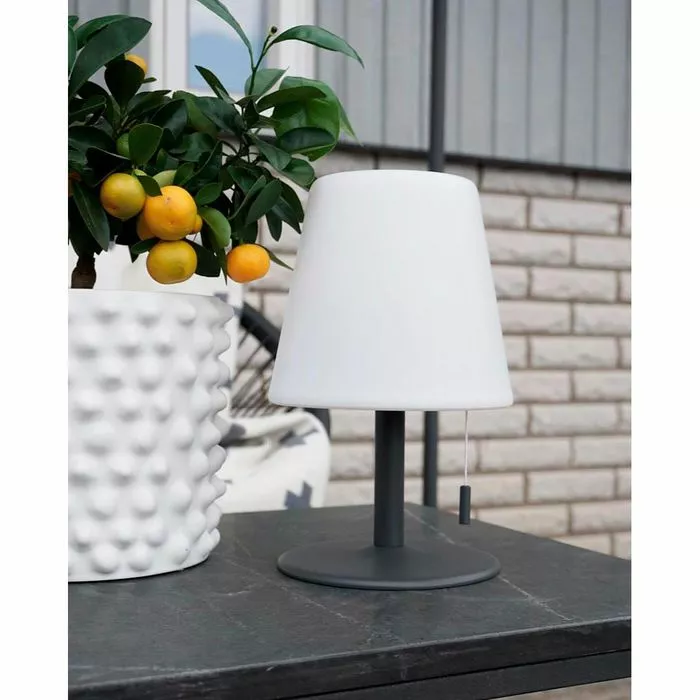 McShine Schreibtischlampe Kreta LED, IP44, Dimmbar, Mit Standfuß 2 McShine Schreibtischlampe Kreta LED, IP44, Dimmbar, Mit Standfuß – Bild 2