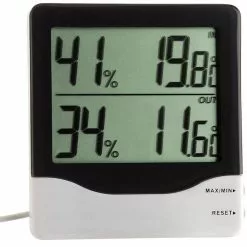 TFA Thermo-Hygrometer 30.5013 Innen / Außen, Digital, Mit Kabelfühler -Tischlampen Verkäufe 739d26f255b22736657f7a3b94ae84597a593e8a thermo hygrometer tfa 30.5013 innen aussen