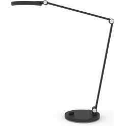 FeinTech Schreibtischlampe LTL00121 LED, Dimmbar, Standfuß, Schwarz