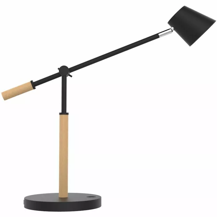Unilux Schreibtischlampe Vicky LED, Dimmbar, USB, Holz, Mit Standfuß 1 Unilux Schreibtischlampe Vicky LED, Dimmbar, USB, Holz, Mit Standfuß