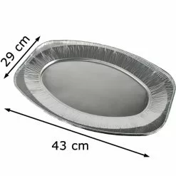 Papstar Servierplatte 14891, 43 X 29cm, Aluminium Silber, Oval, 10 Stück -Tischlampen Verkäufe 775af1f7b25733a77606b636e3cfb29ba6ca778e servierplatte papstar 14891 43 x 29cm