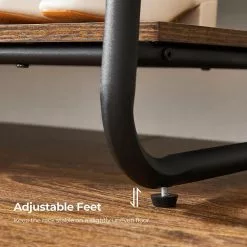 Vasagle Garderobenständer RGR112B01, Vintage, Mit 2 Ablagen, Bis 170 Kg, Metall / Holz, Braun -Tischlampen Verkäufe 783355e6e3cf4ae855bc5e01b56dad3b2d86d427 garderobenstaender vasagle rgr112b01 vintage