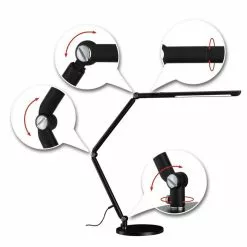 Paulmann Schreibtischlampe FlexBar, Standfuß, Dimmbar, Schwarz -Tischlampen Verkäufe 7862bdcf4efb948a6fa063e9655e006fe1a6e737 schreibtischlampe paulmann flexbar