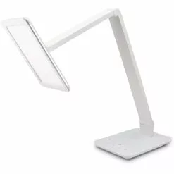 FeinTech Schreibtischlampe LTL00100 LED, Dimmbar, USB, Standfuß