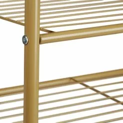 Relaxdays Garderobenständer Sandra, 10020565, Mit 2 Ablagen & 4 Haken, Metall, Hellbraun -Tischlampen Verkäufe 7d0820a7c9bd68186da8b9ff016bab53b7c51088 garderobenstaender relaxdays sandra 10020565