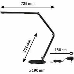 Paulmann Schreibtischlampe FlexBar, Standfuß, Dimmbar, Schwarz -Tischlampen Verkäufe 7dd5900c5dfdc413b25dab8b0d5b0f867f61057e schreibtischlampe paulmann flexbar