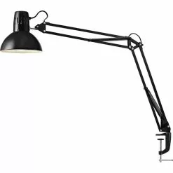Hansa Schreibtischlampe Manhattan LED, Tischklemme, Schwarz