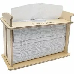 GreenHygiene Handtuchspender Küchenparty, Tischspender, Für Ingeborg, Holz, Braun