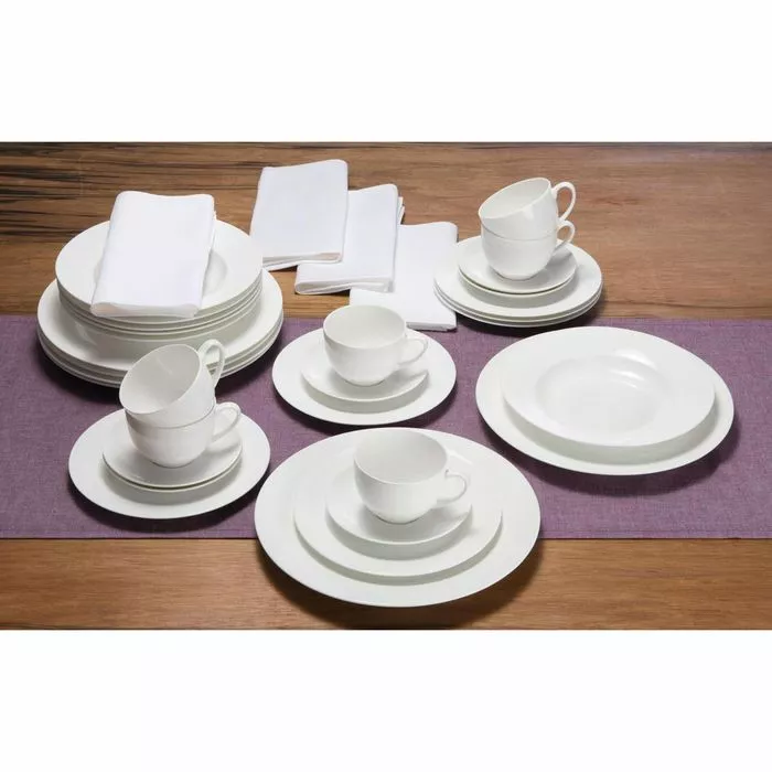 Maxwell & Williams Maxwell&Williams Tafelservice Cashmere BC188232, Kombiservice Für 6 Personen, Weiß, Rund, 30-teilig 3 Maxwell & Williams Maxwell&Williams Tafelservice Cashmere BC188232, Kombiservice Für 6 Personen, Weiß, Rund, 30-teilig – Bild 3