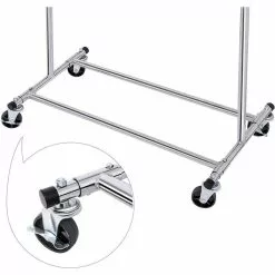 Songmics Garderobenständer HSR13S, Bis 90 Kg, Mit Rollen, Ausziehbar, Metall, Silber -Tischlampen Verkäufe 8ea5c0636e52ea5d6eab739377729280c162d6a7 garderobenstaender songmics hsr13s bis 90 kg