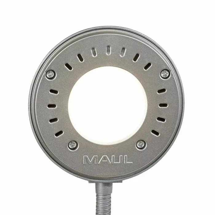 Maul Schreibtischlampe Maularc LED, Silber, Mit Standfuß 2 Maul Schreibtischlampe Maularc LED, Silber, Mit Standfuß – Bild 2