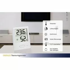 TFA Thermo-Hygrometer 30.5041.02 Innen, Digital, Weiß -Tischlampen Verkäufe 8f7999999f77f5c14b7e0b2df48a3a9467c63326 thermo hygrometer tfa 30.5041.02 innen