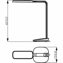 Philips Schreibtischlampe DSK601 LED, Dimmbar, Standfuß -Tischlampen Verkäufe 90bc6bab7188586db9f79843c7f6067dd430f18e schreibtischlampe philips dsk601 robotplus led