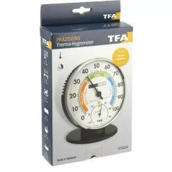 TFA Thermo-Hygrometer 45.2033 Analog, Standfuß, Verchromt -Tischlampen Verkäufe 9246ff0a90e0b04426b083a61496a499da7c3d58 thermo hygrometer tfa 45.2033 innen