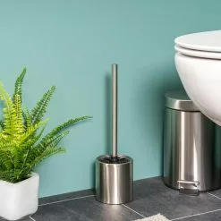 Bremermann WC-Bürste WC-Garnitur, Silber, Bürstenhalter Aus Edelstahl, Inkl. 3 Ersatzköpfe -Tischlampen Verkäufe 926354b93a41e9b933a28411b7b4f9f8a49e939c wc buerste bremermann wc garnitur silber