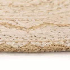 VidaXL Teppich Jute Rund Geflochten, Ø 150cm, Florhöhe 6mm, Braun/weiß -Tischlampen Verkäufe 934c47e26f83b43da90ce53d8e651534fc1c895d teppich vidaxl jute rund geflochten durchschnitt 150cm