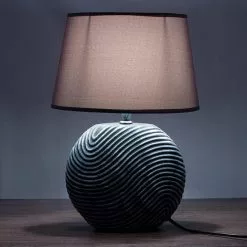 Schreibtischlampe BRUBAKER Grau, Mit Keramik-Standfuß, 2 Stück -Tischlampen Verkäufe 98a62f74e52ca1b352cb22c898d8f184cdd61895 schreibtischlampe brubaker zen garden