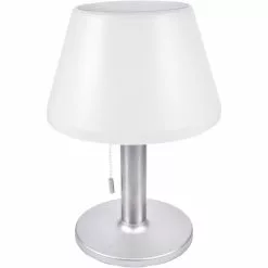 ChiliTec Schreibtischlampe Foco Cadena LED, IP44, Dimmbar, Mit Standfuß, Mit Akku, Solar