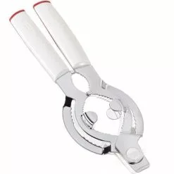 Leifheit Deckelöffner 3135 Comfortline, Schraubdeckelöffner, 28,5cm, Kunststoff / Metall