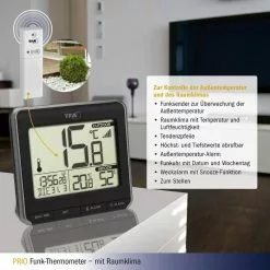 TFA Thermometer 30.3069.01 Prio, Innen/außen, Digital, Mit Hygrometer, Inkl. Funk-Sensor -Tischlampen Verkäufe a25bc5bf9c10c5b136ecd299ad2daed11f66854b thermo hygrometer tfa 30.3069.01 prio funk