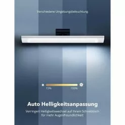 TaoTronics Schreibtischlampe TT-DL092 LED, Standfuß, Dimmbar, USB, Lichtsensor -Tischlampen Verkäufe a2a7e7e43955218ca6942149e0467dcc1e374f4b schreibtischlampe taotronics tt dl092 led