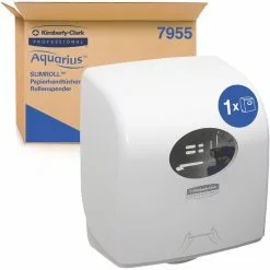 Kimberly Clark Kimberly-Clark Handtuchspender Aquarius Slimroll, 7955, Kunststoff, Für Rollenhandtücher, Weiß -Tischlampen Verkäufe a42ac5faf68b4db217c0fe2479618df44144837a handtuchspender kimberly clark aquarius slimroll