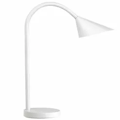 Unilux Schreibtischlampe Sol LED, Weiß, Mit Standfuß