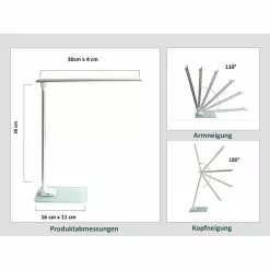 Unilux Schreibtischlampe Popy LED, Dimmbar, Weiß, Mit Standfuß -Tischlampen Verkäufe a712a7386a76826c882e738f8a423f4e08c8dfa3 schreibtischlampe unilux popy led