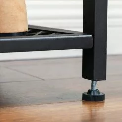 Vasagle Garderobenständer HSR086B02, Mit 24 Haken, Metall / Holz, Schwarz / Graubraun -Tischlampen Verkäufe aa7a66f79bf8e0366df7b04f192fe640f66ebd12 garderobenstaender vasagle hsr086b02