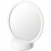 Blomus Kosmetikspiegel Sono White, Ø 17cm, Mit Standfuß, 5-fach Vergrößerung