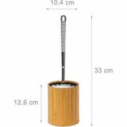 Relaxdays WC-Bürste Braun, Bürstenhalter Aus Bambus -Tischlampen Verkäufe accb0d6d4756cf2a3a9e8e2dea84f0d04c1e62c4 wc buerste relaxdays braun