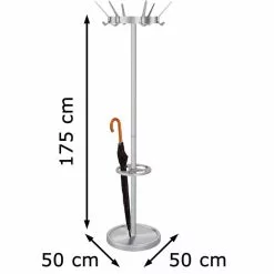 Kerkmann Garderobenständer Public, 6796, Mit 18 Haken, Metall, Alusilber 9 Kerkmann Garderobenständer Public, 6796, Mit 18 Haken, Metall, Alusilber -Tischlampen Verkäufe acd2563097dcbf46fb40cb779e8632f32e37932d garderobenstaender kerkmann public 6796