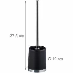 Relaxdays WC-Bürste Rund, Schwarz, Bürstenhalter Aus Kunststoff 7 Relaxdays WC-Bürste Rund, Schwarz, Bürstenhalter Aus Kunststoff -Tischlampen Verkäufe ad479b55032d448796cf78c532f6d3a277703e7c wc buerste relaxdays rund schwarz