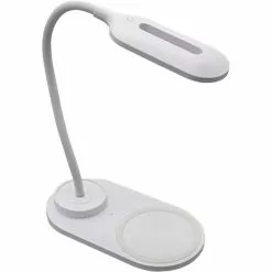Denver Schreibtischlampe LQI-55 LED, Standfuß, QI-Ladegerät